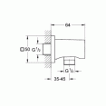 Подключение душевого шланга Grohe Rainshower 27076000