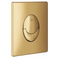 Комплект инсталляция Grohe 38721GL1 с подвесным унитазом безободковым Bau Ceramic 39351000 золотая панель смыва (38427GL1)