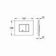 Панель смыва для инсталляции Grohe Skate Cosmopolitan 38732BL0 черная матовая (не оставляет отпечатков пальцев)