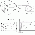 Комплект инсталляция Grohe 38772P00 с подвесным унитазом безободковым Geberit Renova Nr. 1 500.801.00.1 хром матовый (38801P00)