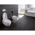 Комплект инсталляция Grohe 38772GL1 с подвесным унитазом безободковым Geberit iCon 500.784.01.1 золотая панель смыва (38784GL0)