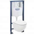 39182001 Инсталляция Grohe 38772001 в комплекте с унитазом безободковым
