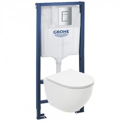 39182001 Инсталляция Grohe 38772001 в комплекте с унитазом безободковым