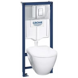 Комплект инсталляция Grohe 39186000 с подвесным унитазом Solido (39186000)