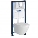 39189001 Инсталляция Grohe 38721001 в комплекте с унитазом безободковым