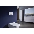 Комплект инсталляция Grohe 38772GL1 с подвесным унитазом безободковым Geberit Smyle Square 500.683.01.1 золотая панель смыва (38683GL0)