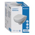 Комплект инсталляция Grohe 38772BR1 с подвесным унитазом безободковым Geberit Renova Nr. 1 500.801.00.1 бронза (38801BR0)