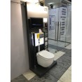 Комплект инсталляция Grohe 38721BL1 с подвесным унитазом безободковым Jaquar Solo SLS-WHT-6953BIUFSM черная панель смыва (38SLSBL1)