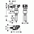 Механизм для бачка заливной Grohe Grohe 37095000