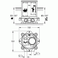 Скрытая часть смеситель для ванны Grohe Rapido 45984001