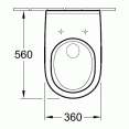 Унитаз подвесной Villeroy&boch O.novo 5660H101