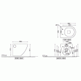 Унитаз подвесной безободковый Jaquar Continental CNS-WHT-963SPP