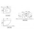 Унитаз подвесной безободковый Jaquar Continental CNS-WHT-963UFSM