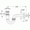 Сифон для биде трубчатый Grohe Grohe 28961000