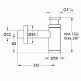 Сифон для раковины дизайн Grohe Articulation 28912000