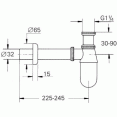 Сифон для раковины бутылочный Grohe Grohe 28920000