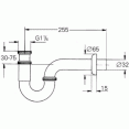 Сифон для раковины трубчатый Grohe Grohe 28947000