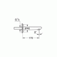 Излив для ванны Grohe Eurodisc Cosmopolitan 13278002