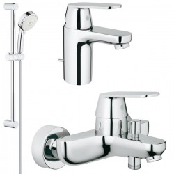 Комплект для ванной со смесителем Grohe Eurosmart Cosmopolitan 116938 (32831000,32825000,27786002)