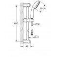 Комплект для ванной со смесителем Grohe BauLoop 121827 / 118105 (23341000,23337000,27598001)