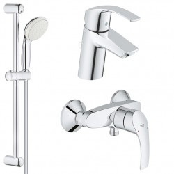 Комплект для душа со смесителем Grohe Eurosmart 123576 (33555002,33265002,27853001)