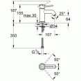 Комплект для ванной со смесителем Grohe BauClassic 124404 (32865000,23162000,27853000) (NB0057)