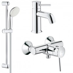 Комплект для душа со смесителем Grohe BauClassic 124404D (32867000,23162000,27853001)