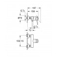 Комплект для душа со смесителем Grohe BauClassic 124404D (32867000,23162000,27853001)