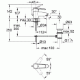 Комплект для ванной со смесителем Grohe Eurostyle New 124416 (33591003,33558003,27926000)