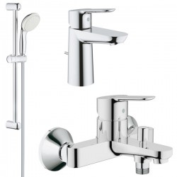 Комплект для ванной со смесителем Grohe Bauedge 23334-23328 (23334000,23328000,27598001) 122271