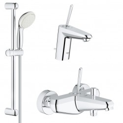 Комплект для ванной со смесителем Grohe Eurodisc Joy 23431-23425 (23431000,23425000,27598001)