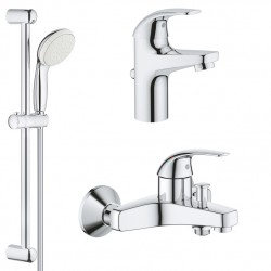 Комплект для ванной со смесителем Grohe BauCurve 23599-32805 (23599000,32805000,27924001)