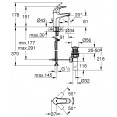 Комплект для ванной со смесителем Grohe BauCurve 23599-32805 (23599000,32805000,27924001)