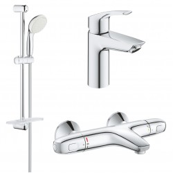 Комплект для ванной с термостатом Grohe Eurosmart Grohtherm 1000 34155-32467 (34155003,32467003,27926001)