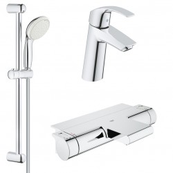 Комплект для ванной с термостатом Grohe Grohtherm 2000 New 34464-23324 (34464001,23324001,27598001)