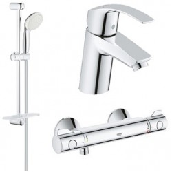 Комплект для душа с термостатом Grohe Eurosmart Grohtherm 800 34558-32467 (34558000,32467002,27926000)