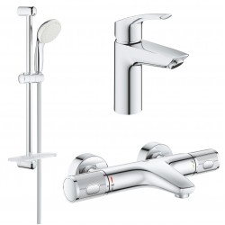 Комплект для ванной с термостатом Grohe Eurosmart Grohtherm 1000 Performance 34779-32467 (34779000,32467003,27926001)