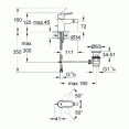 Смеситель для биде Grohe Bauedge 23331000