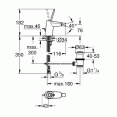 Смеситель для биде Grohe Eurodisc Joy 24036LS0