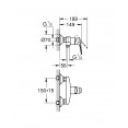 Смеситель для душа с подключением шланга Grohe Bauflow 23632000