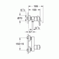 Смеситель для душа с подключением шланга Grohe Concetto 32210001