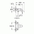 Смеситель для душа с подключением шланга Grohe Euroeco 32740000