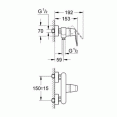 Смеситель для душа с подключением шланга Grohe Eurosmart Cosmopolitan 32837000