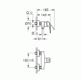 Смеситель для душа с душевым гарнитуром Grohe Eurosmart 3355527799