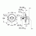 Смеситель для душа встраиваемый без подключения шланга Grohe Eurostyle Cosmopolitan 33635002