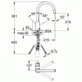 Смеситель для кухни с выдвижным изливом Grohe Concetto 32663001