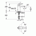 Смеситель для раковины Grohe Eurosmart Cosmopolitan 23326000