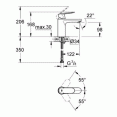 Смеситель для раковины Grohe Eurosmart Cosmopolitan 23327000