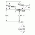 Смеситель для раковины Grohe Bauedge 23330000