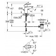 Смеситель для раковины низкий Grohe BauLoop New 23335001